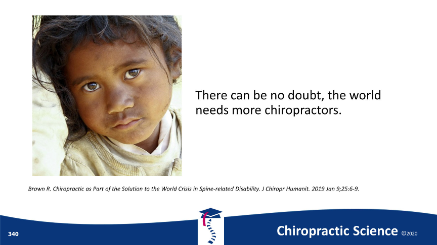 2021 Edition Of The Evidence Based Chiropractic Science Slide Show
